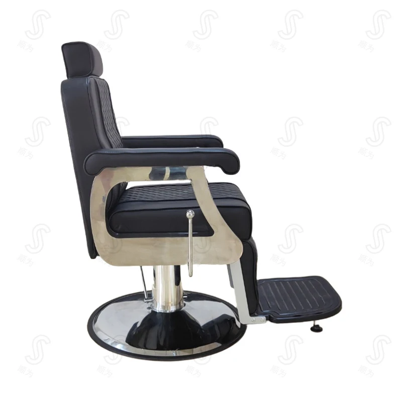 Salon , Hair Salons, Popular Online Barber Shop Chair, Can Be Reclined, Raised, Lowered, And Rotated,