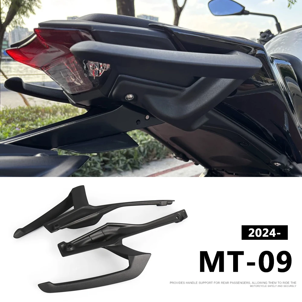 

MT-09 2024 2025 2026 Motorcycle Accessories Aluminum Rear Armrest Kit Pillion Passenger Handle Arm Rests For Yamaha MT09 SP