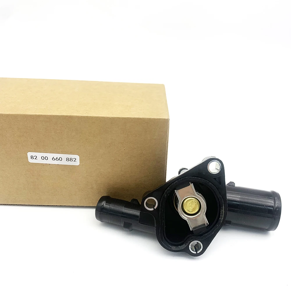 OE:8200660882 For Dacia Logan Sandero For Nissan Kubistar Engine Thermostatic Housing For Renault Clio Kangoo Twingo