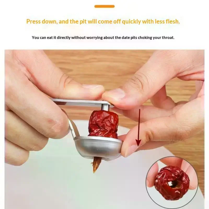 Stainless Steel Red Date Pitte - Kitchen Gadgets Tools ulasan dan harga
