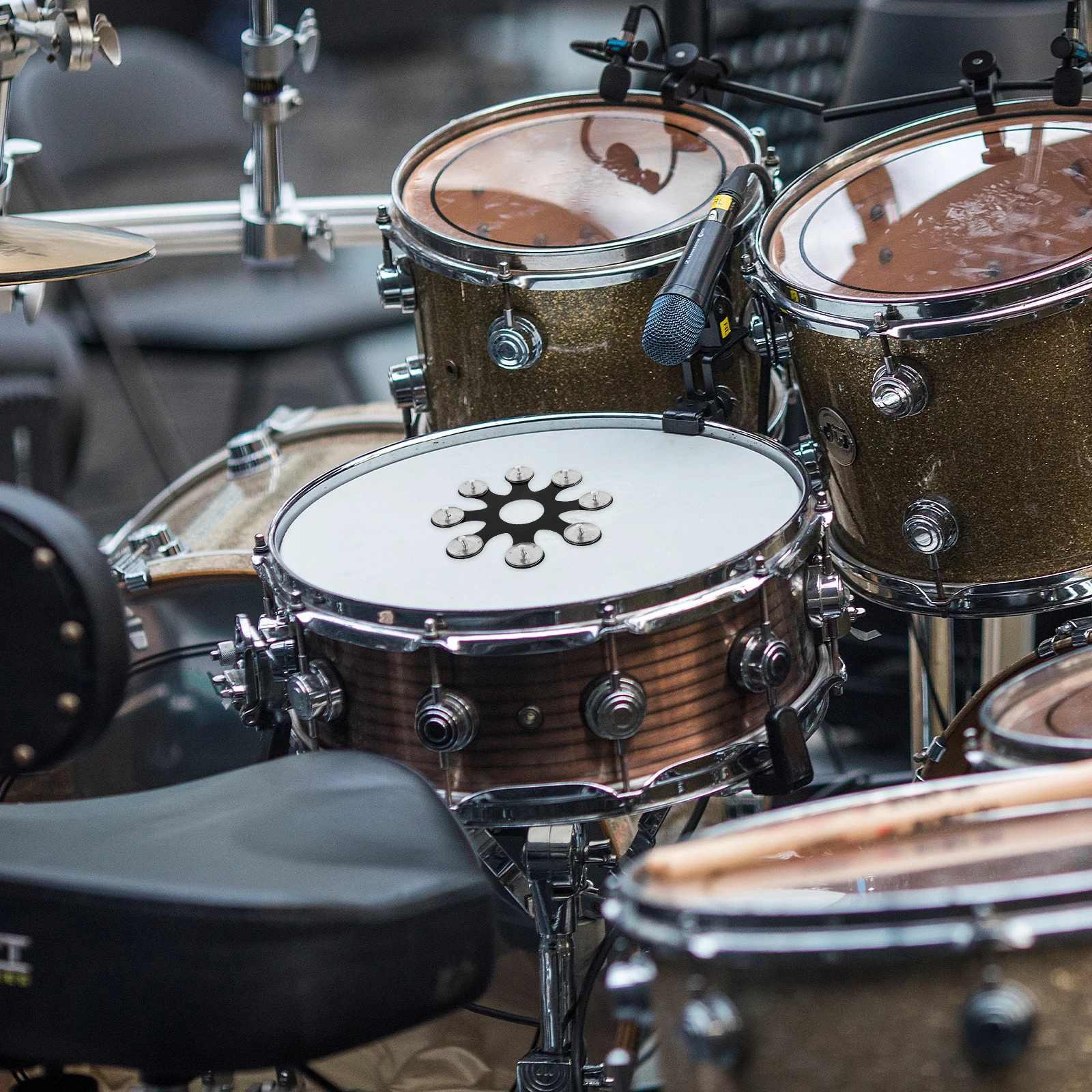 

Rings and Cymbals Drum Hihat Accessory Tambourines Supply for Drums Small Child