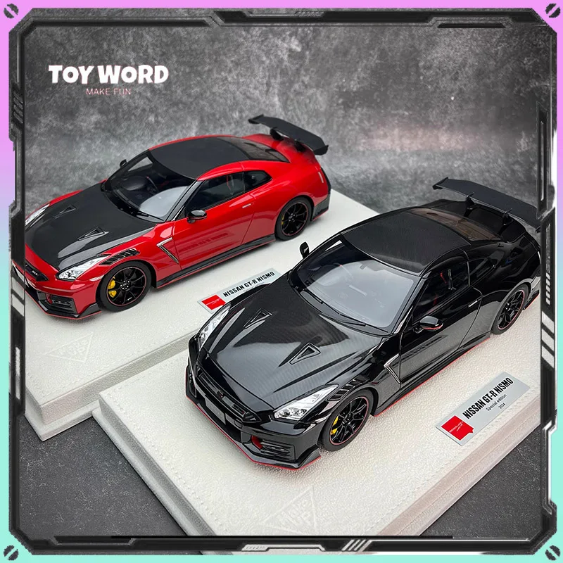 Makeup Car Model MU1/18 Nissan GT-R Nismo 2024 Special Edition Simulation Alloy Car Model Room Display Model Boy Collection Gift