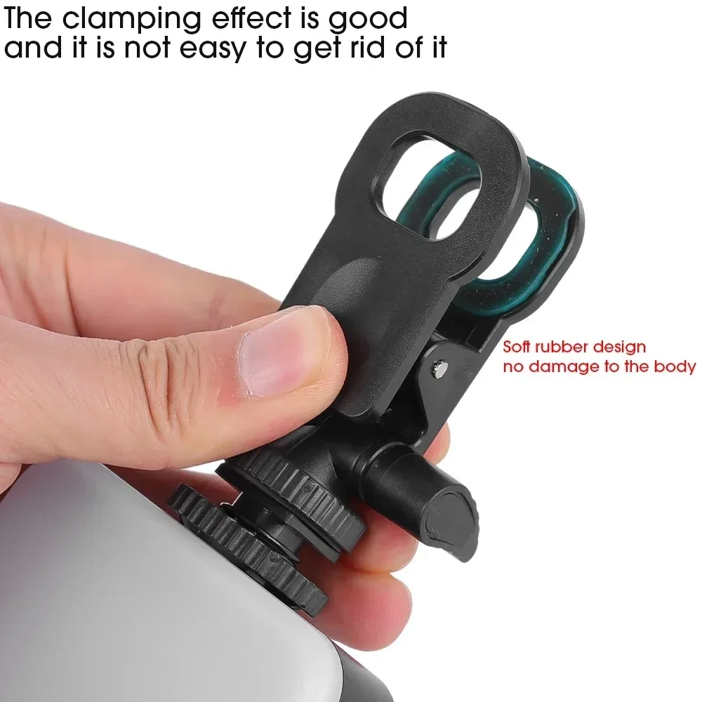 Mini LED Selfie Light with Clip Ring for iPad Mobile Phone Portable Flash Fill Light Video Photo Ring Light Photography Light