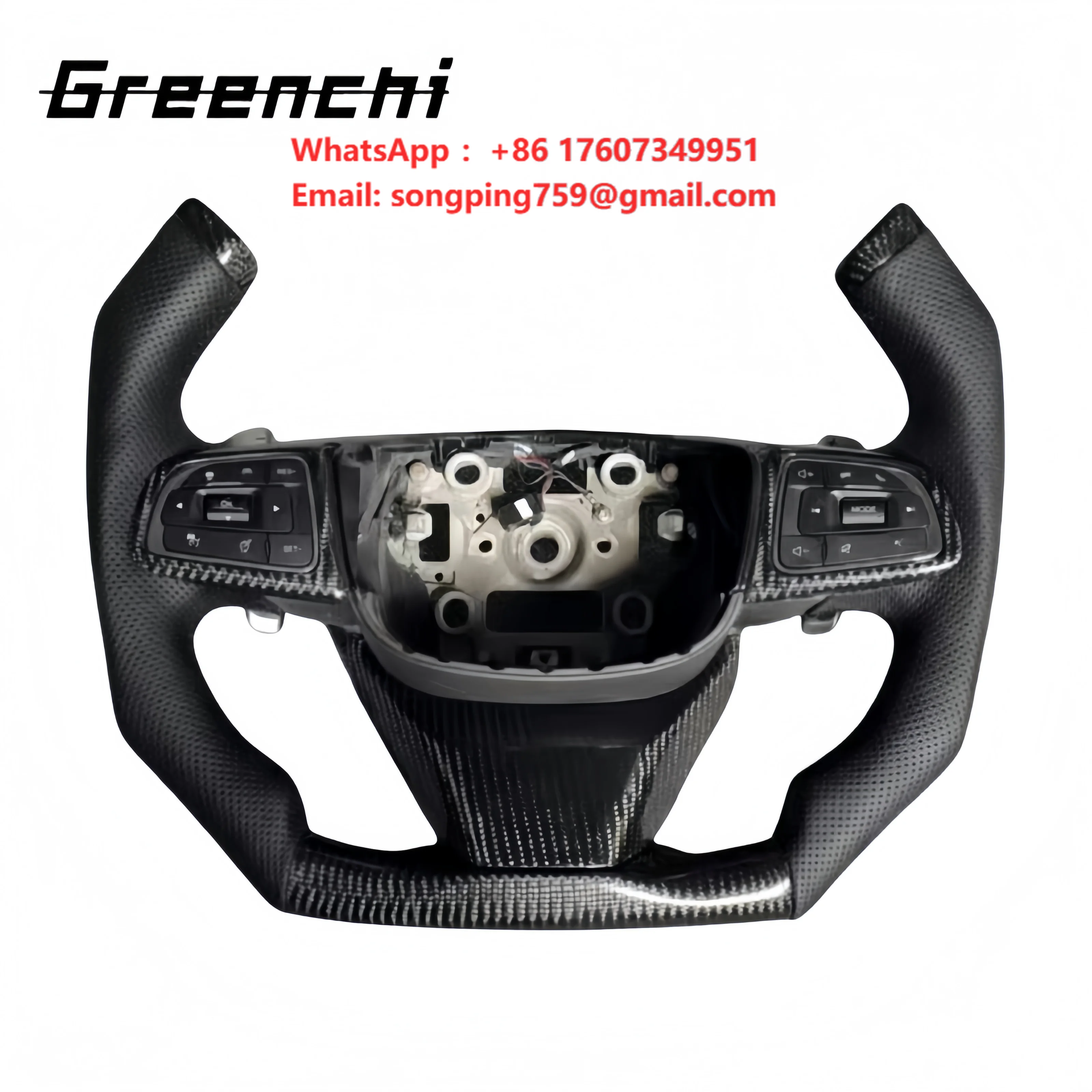 For Chery Tiggo 7 Tiggo 8 Star Tiggo Arrizo 5 Ant Customized Aircraft Sport Carbon Fiber Flat Bottomed Steering Wheel