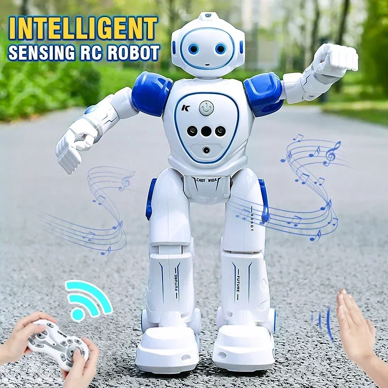 JJRC 2.4G RC Robot Intelligent Gesture Sensing Programmable Dancing Electric Robot Interactive Toy For Boys Girls Christmas Gift