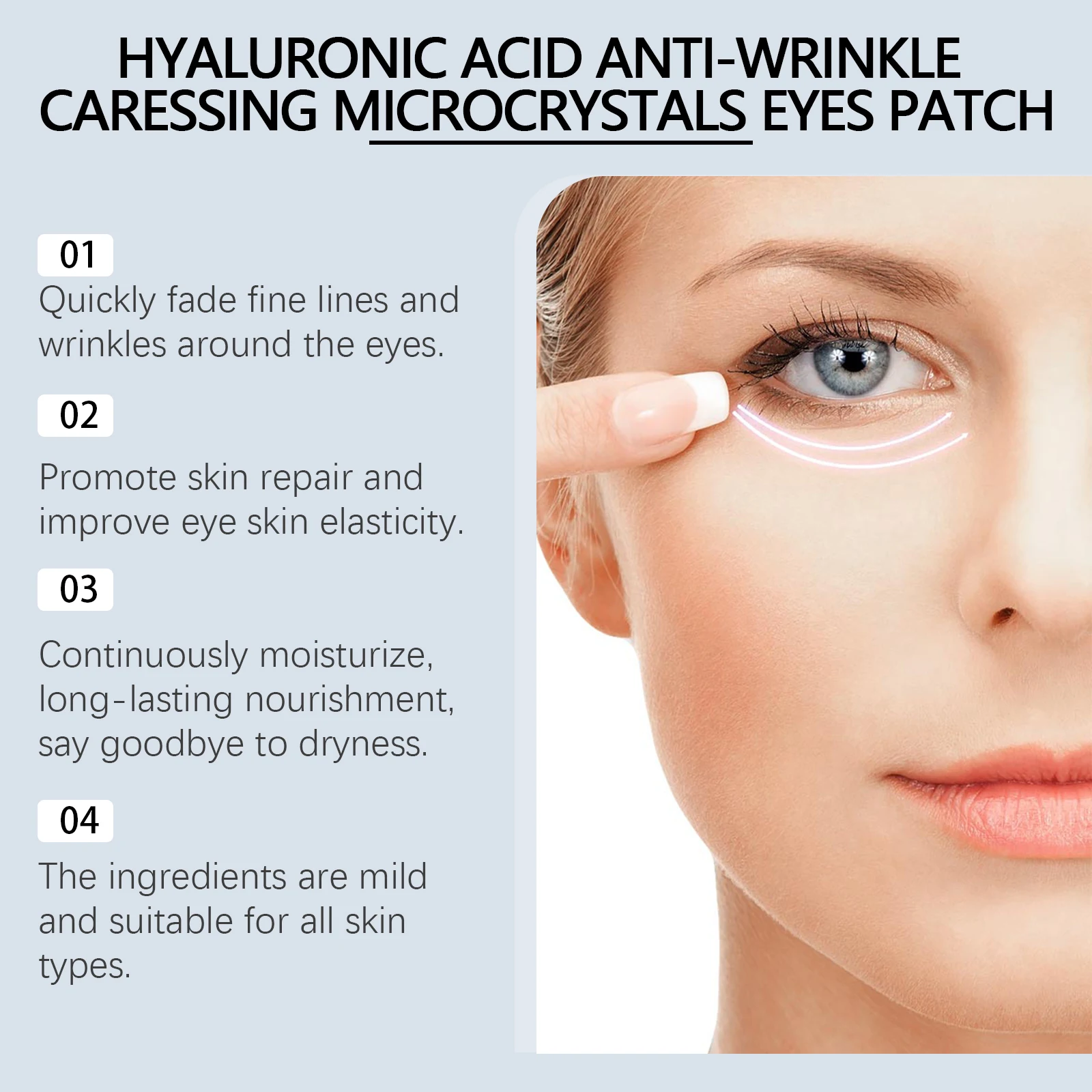 Micro-needle Eye Patch Hyaluro - Microneedle Patch Eye review and price