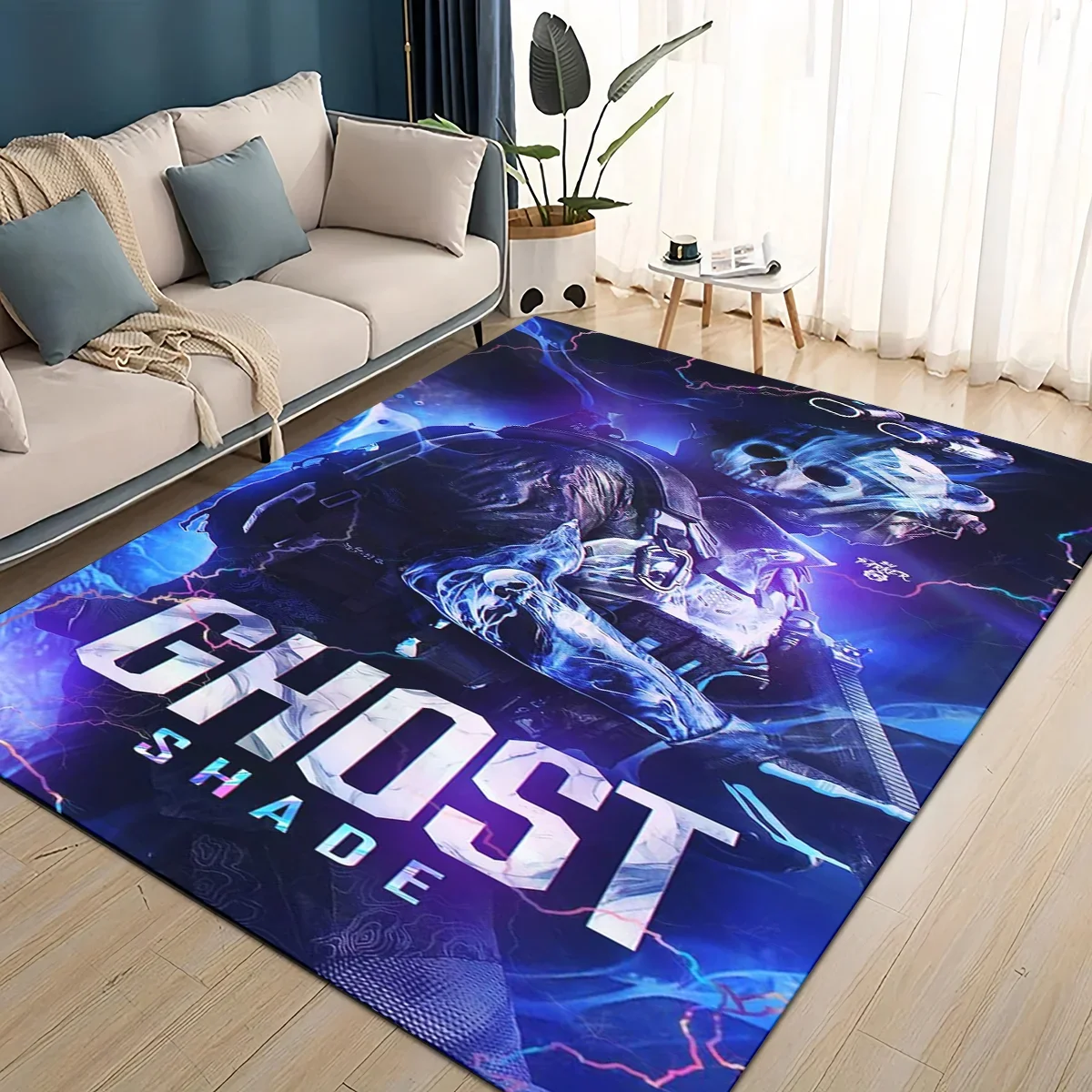 

27-стильный новый ковер Call of Duty COD Ghost Simon Gun Games для гостиной, спальни, домашнего дивана, детского игрового нескользящего напольного коврика