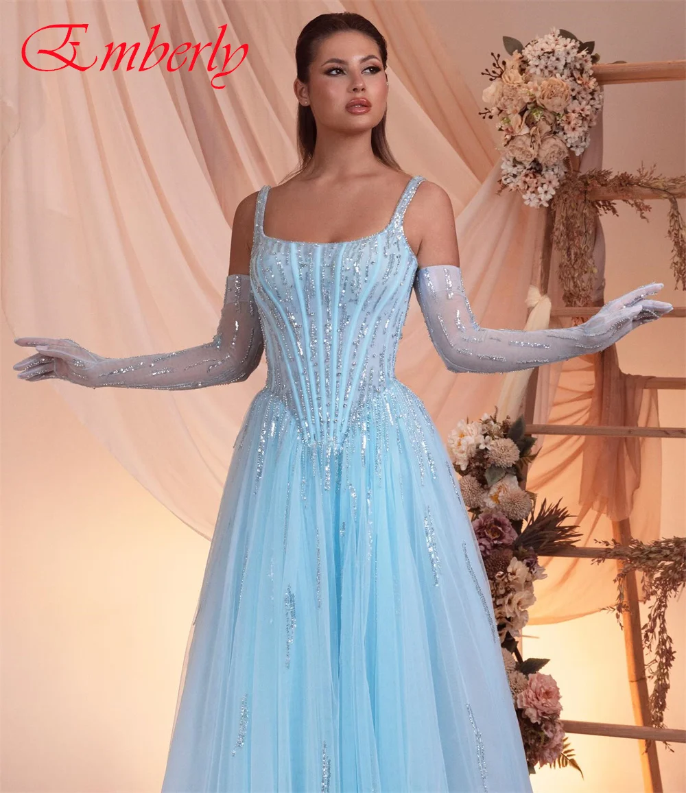 فستان سهرة رائع مخصص من الأورجانزا على شكل حرف a فساتين حفلة موسيقية فاخرة مطرزة عالية الجودة للمناسبات الخاصة