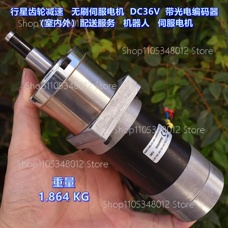 NdFeB Strong Magnetic Three-Phase Brushless Motor Dc24V High Power High Torque Planetary Gear Motor 57 Motor