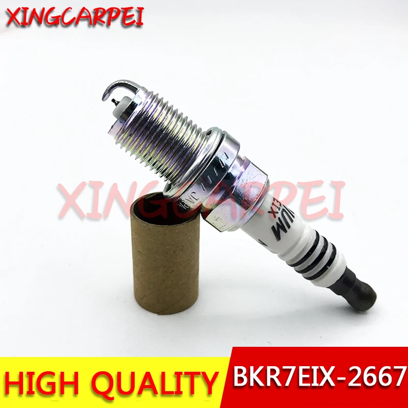 4pcs/lots BKR7EIX 2667 Iridium Spark Plug For Polaris Porsche BMW Honda Volvo BKR7EIX-2667 Auto Part