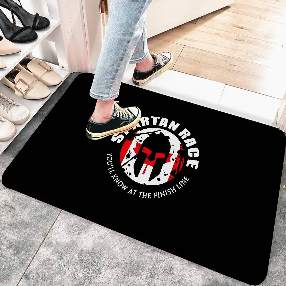 S-Spartan Molon Labe Sparta Hallway Carpet Non-Slip Laundry Room Mat Laundry Decor Balcony Child Living Room Toilet Rug