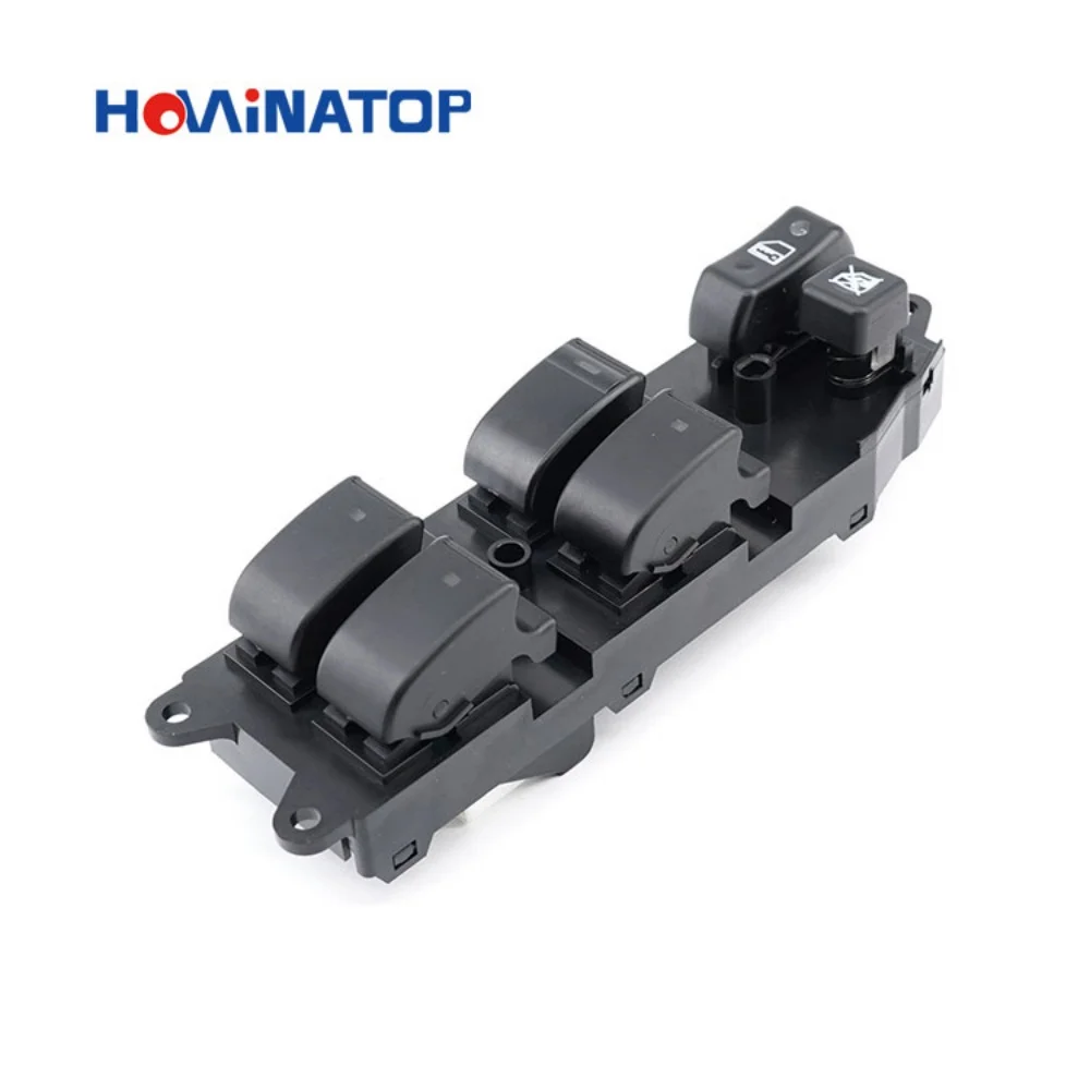 HOWINATOP 84820‑0F030 24Pin Power Window Master Switch Yellow‑Green Backlight For Toyota Corolla Verso 04‑09 Avensis 03‑08