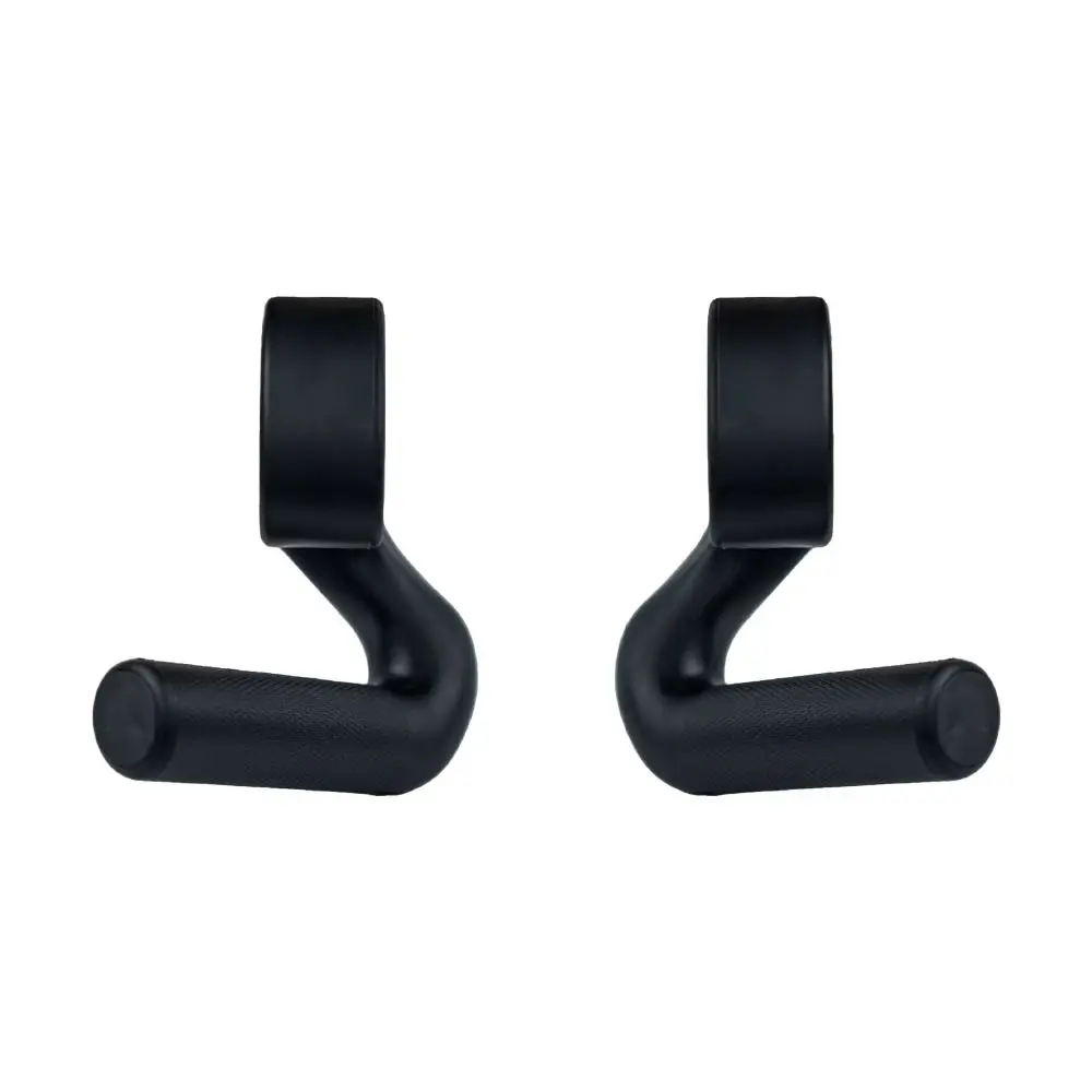 1 Pair Hook Type Fitness Grip Handle 45° Pull-up Gym Sport Handle Multifunctional Easy To Grip Weightlifting Grip Handle