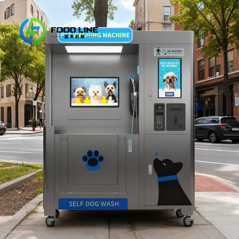 

Customized Automatic Pet Washing Station Self-Service Vending Cleaning Bath Machine with Motor for Dog Cat 1 Year Warranty