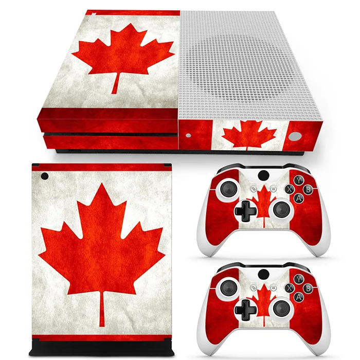 Decalque de vinil para Xbox One S, Skin Host, 2 Controller Sticker, Matte Texture, Support Customization