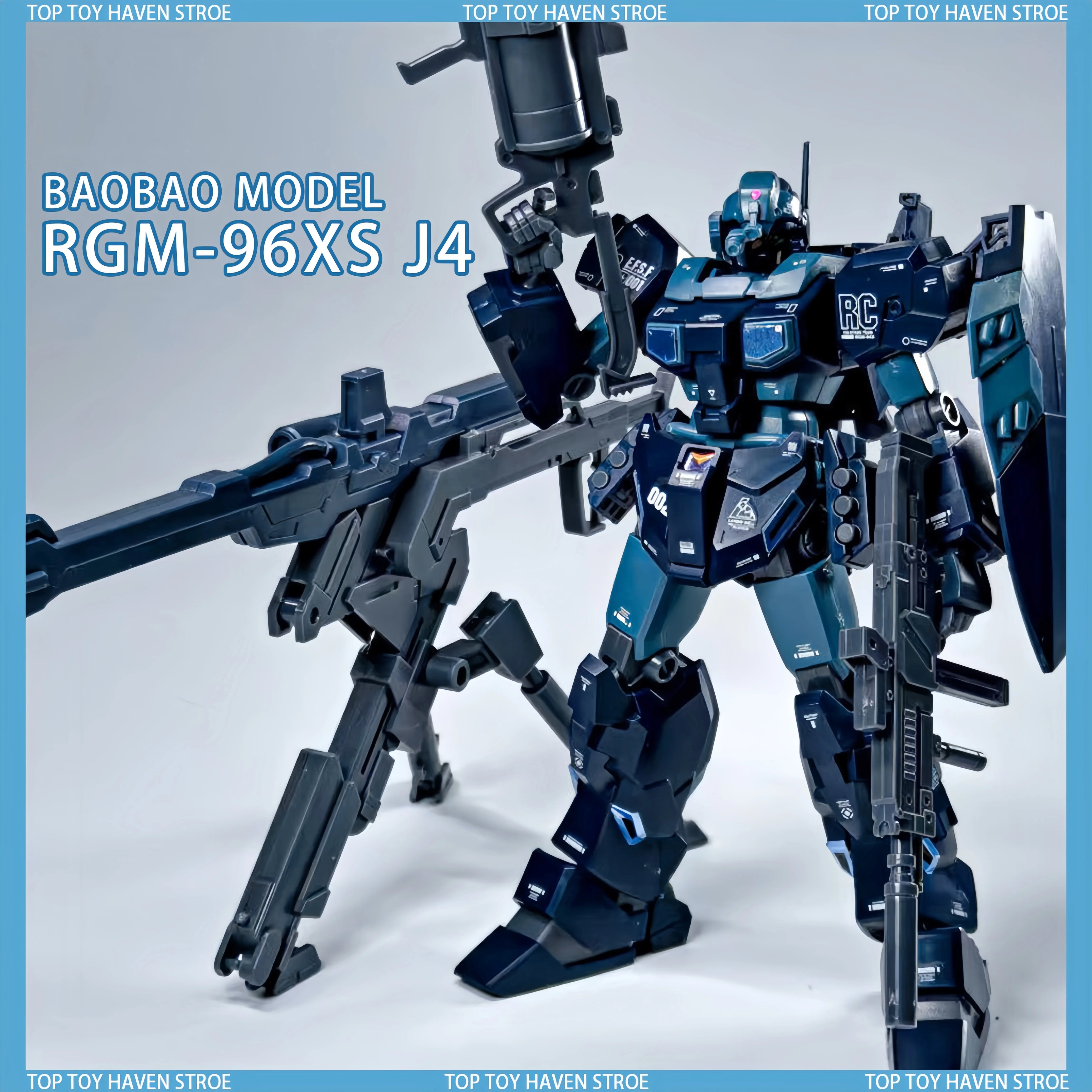 BAOBAO HG ジェスタ RGM-96Xs チームB&C シェザール タイプ 1/144 組み立てモデルキット アクションフィギュア ロボット プラスチックモデル おもちゃ コレクター向け