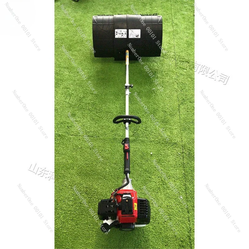Hand-push Lawn Sweeper  Two-stroke Hand-held Lawn Combing Tools  Artificial Turf Waste Cleaning Machine