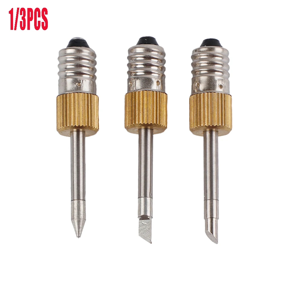 

1/3Pcs Soldering Iron Tip Solerding Tools Welding Metalworking Tools For Soldering Iron Tip With E10 Interface