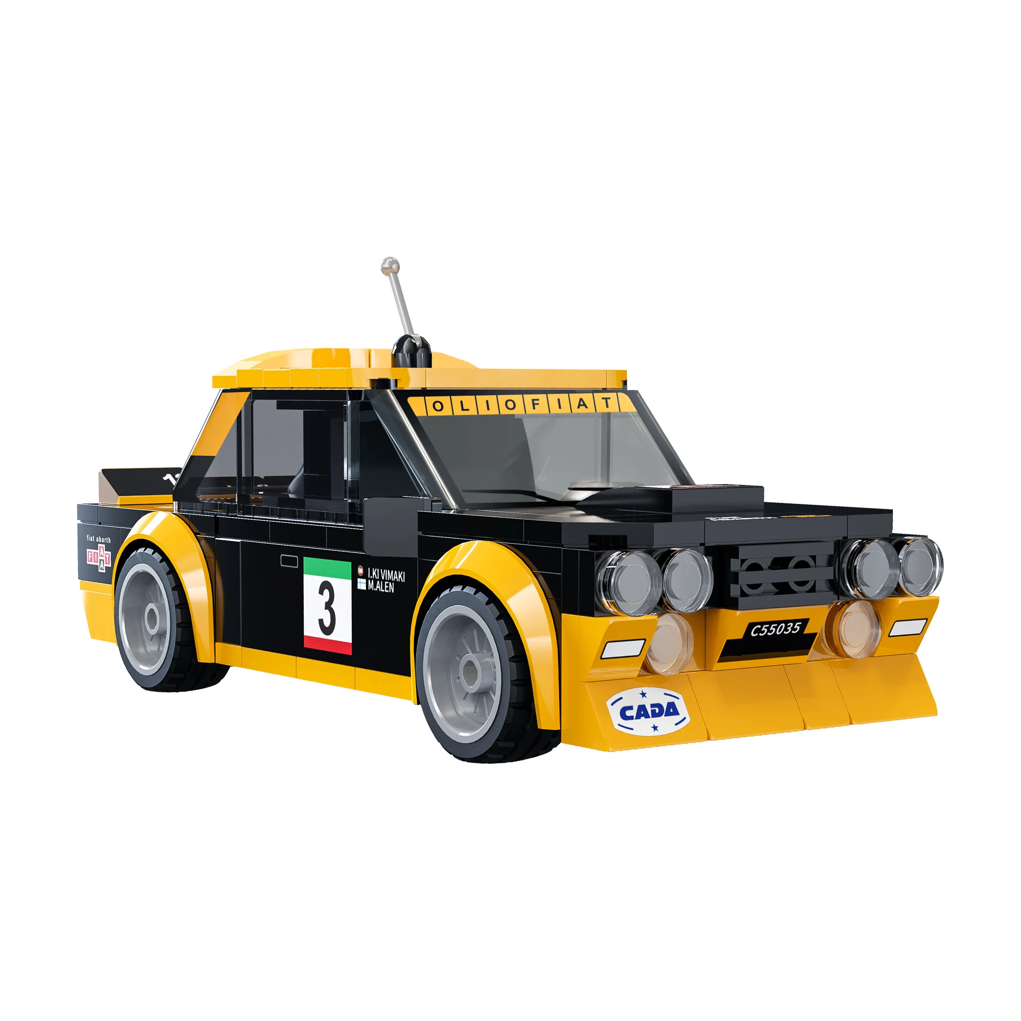 CaDA officieel gelicentieerde 1:24 bouwsteenautoset / sportwagen bouwstenen / klassieke auto's / Audi A8 / Opel / Shelby / Fiat