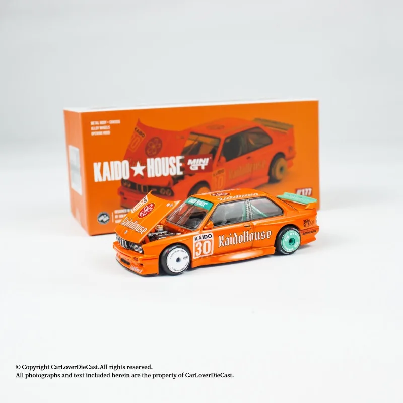MINI GT KAIDO HOUSE 1:64 Nissan GT-R R34 Cast Alloy Car Model, Boys' Holiday Gift Toy, Adult Collection Decoration Item.