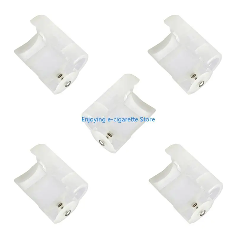 Battery Converters Sleeve for 2A to D Size Use, PP Plastic Adapters Holder That Help Fit 2A Cell in a D Battery Slot for Backups