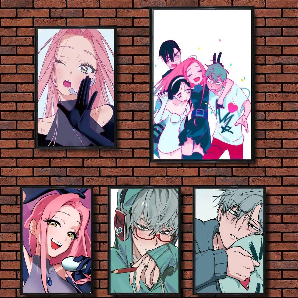 

M-Mizi Sua Ivan M-Manga Alien Poster Prints Wall Art Picture Painting Gift Living Room Restaurant Bar Large Dec Sticker