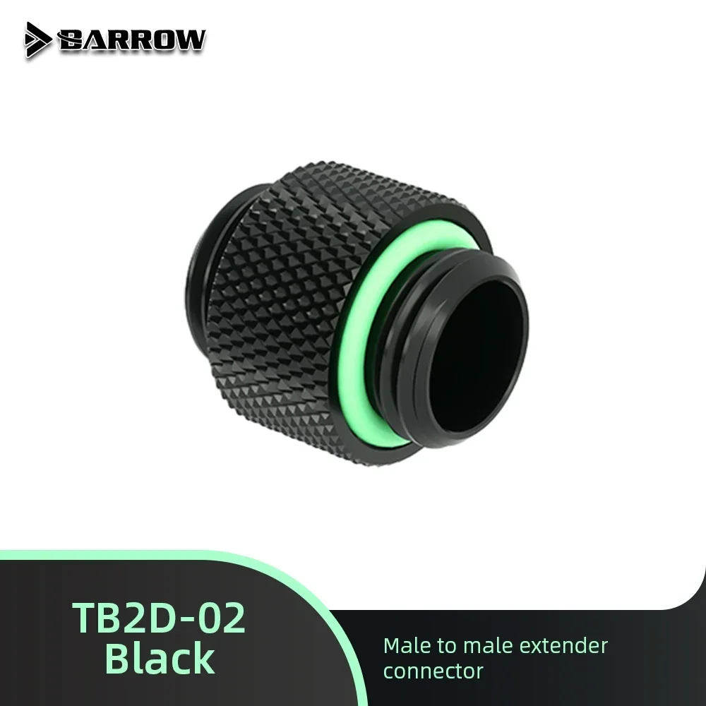 Barrow Water Cooling Extender Black/white TB2D-02 G1/4 dual external thread connection M-M adapter PC Gaming Cooling Building