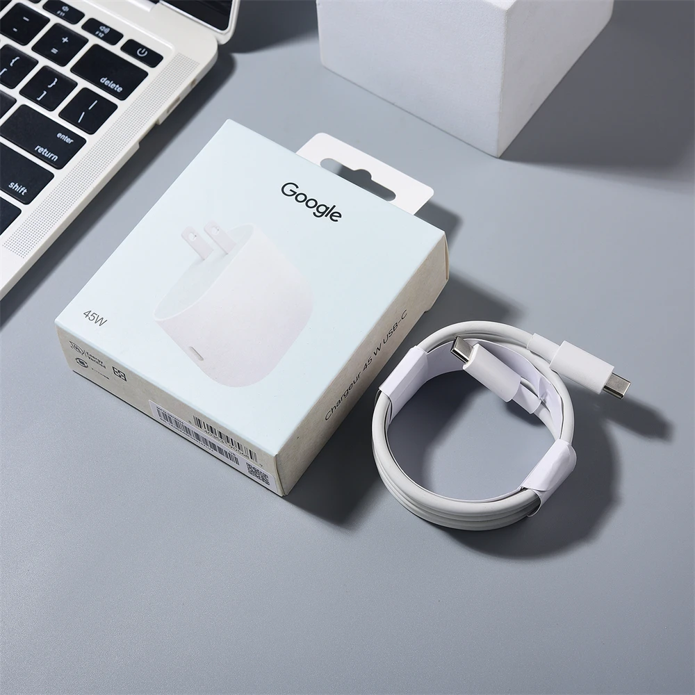 الأصلي لجوجل بكسل 8 7 6 9 برو XL 45 واط PD شاحن سريع الاتحاد الأوروبي/الولايات المتحدة الجدار محول الطاقة ل بكسل اللوحي 6A 7A 8A + PD نوع C كابل #5