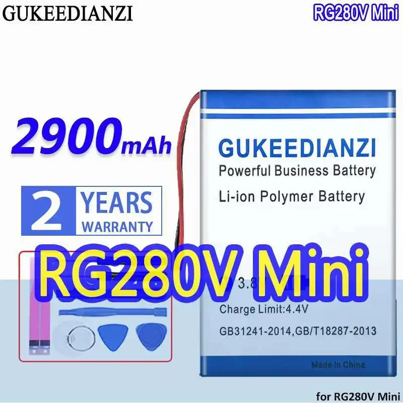

Mini Game Console Battery 2900Mah For Retro Handheld RG280V Arcade Games Palm Machine