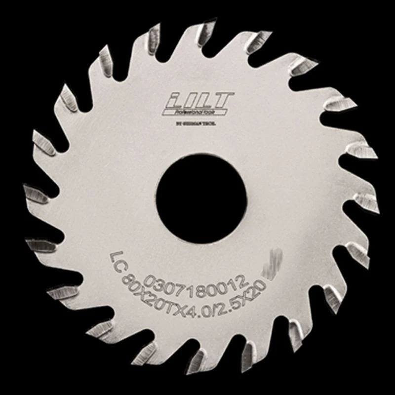 80mm TCT Grooving Saw With Cutter Bar.  80 x 20mm Slotted Saw Blades. 3.15\