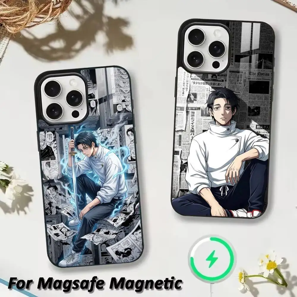 

Anime O-Okkotsu Yuta Phone Case For iPhone 17,16,15,14,13,12,Plus,Pro,Max For Magsafe Magnetic Wireless Charge