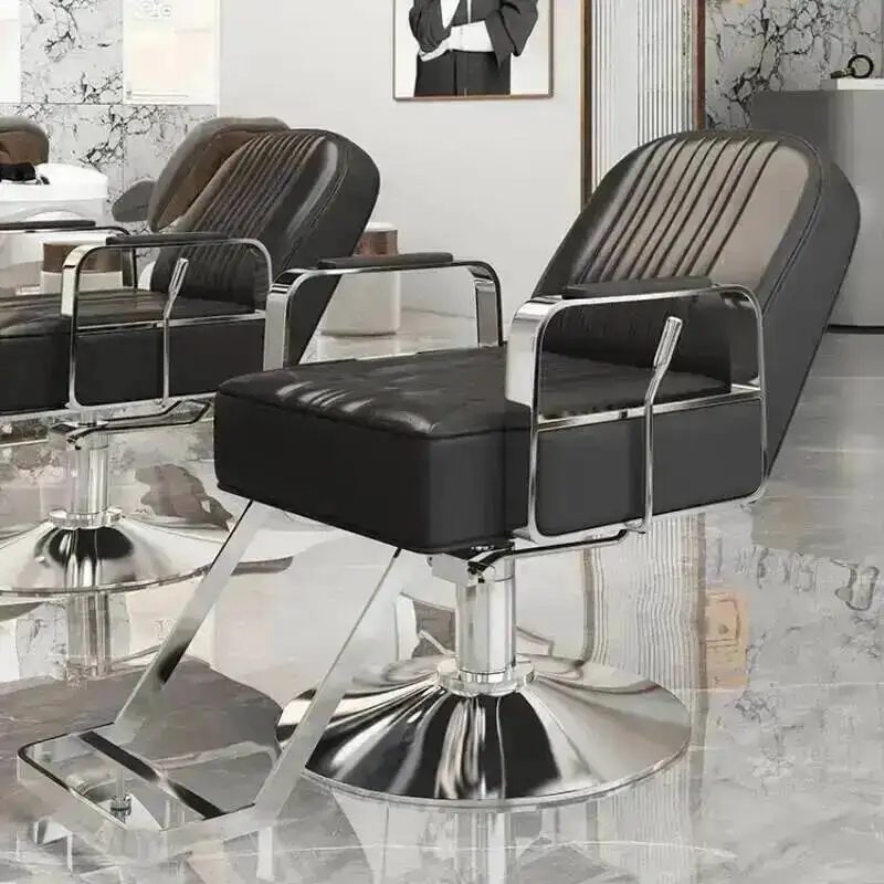 Salon Chairs Rotating Barber Hair Hairdressing Aesthetic Offer Chair Wheels Barbershop Durable Ergonomic Friseurstuhl Chair