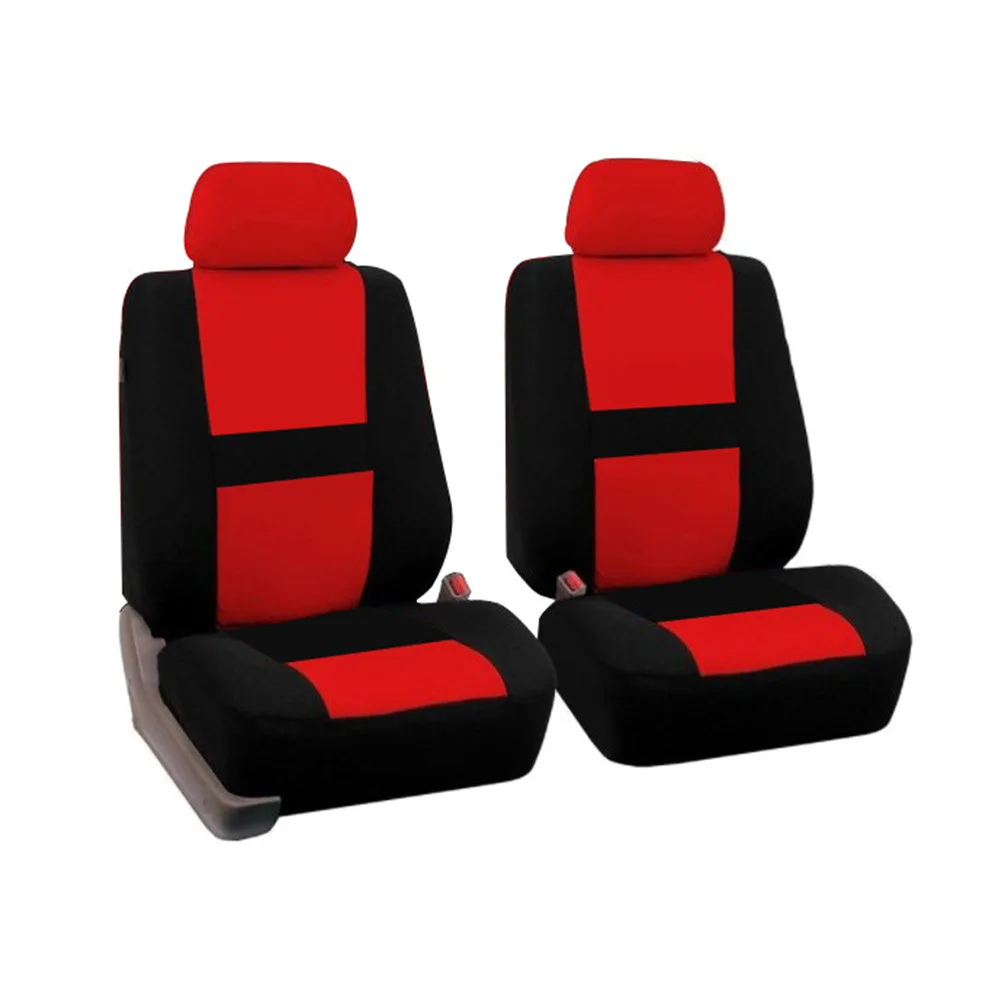

2 pcs Universal Seat Covers Full Set Car Seat Cover Split Bench Cover Light Breathable Durable Washable Auto Interior Protection
