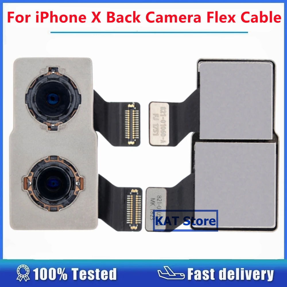 Compatible For iPhone X Rear Back Facing Camera Cameras Flex Cable Replacement Part