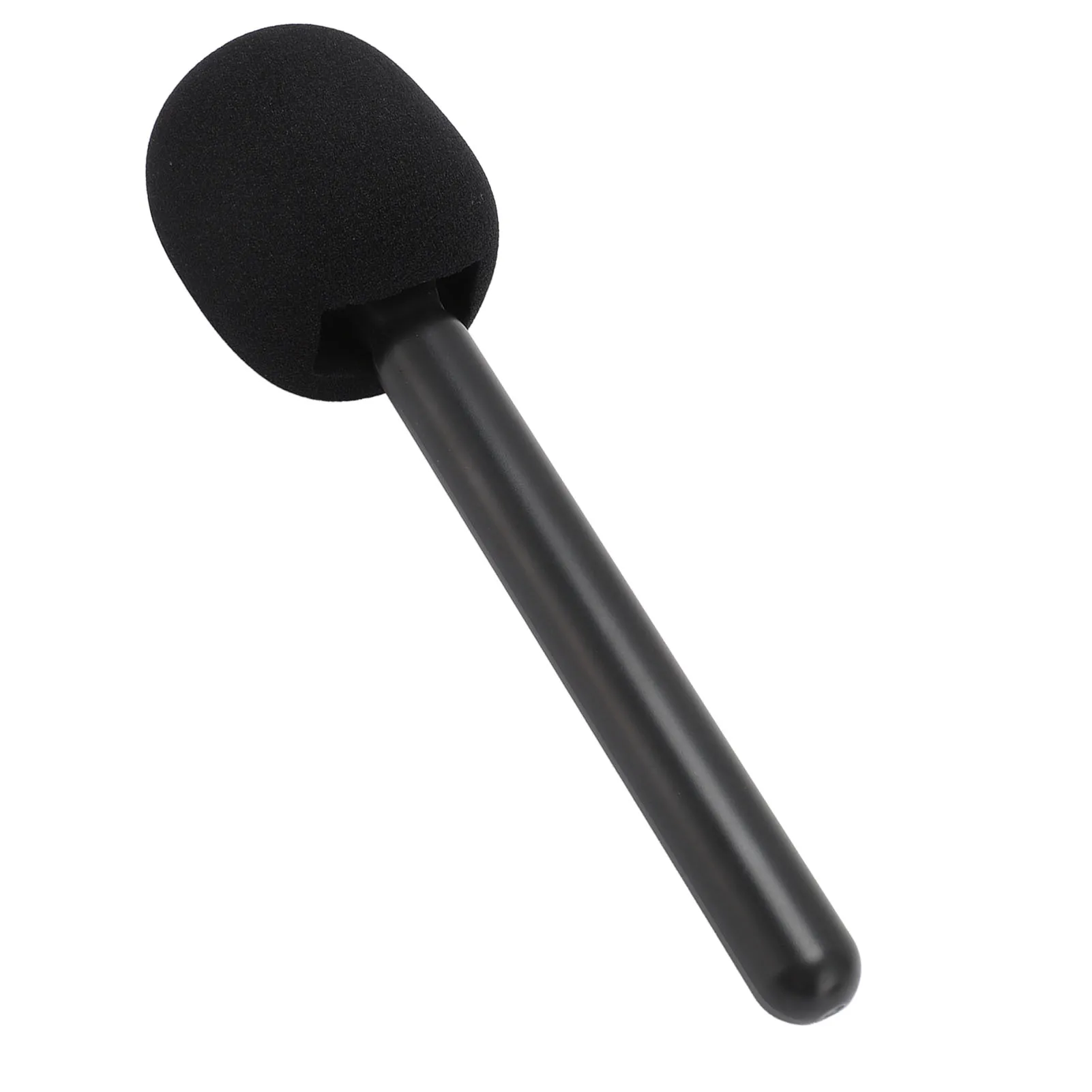 Wireless Mic Handheld Adapter with Windshield Foam Lightweight Interview Microphone Handle for Rode Wireless GO II