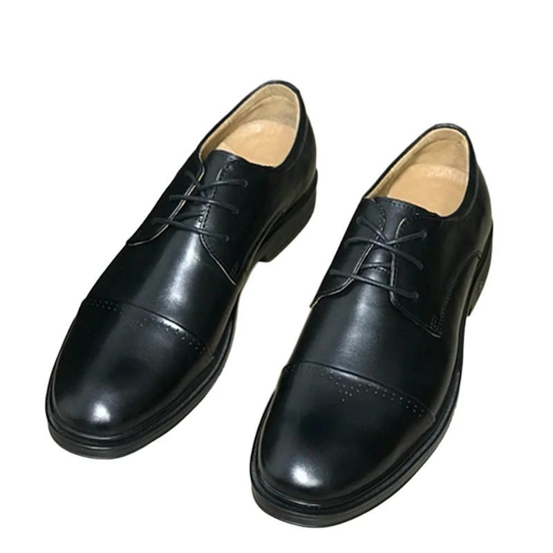

Withered British Fashionable Comfortable Breathable Business Leather Shoes Simple Retro Trend Round Toe Derby Shoes Men