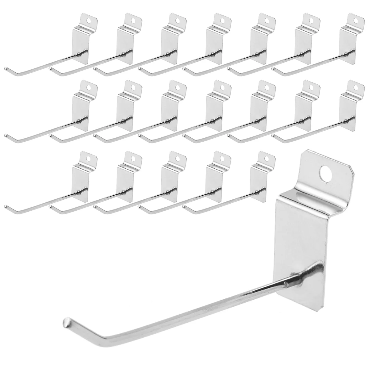 

20Pcs Slatwall Hooks Retail Store Display Panel Hooks for Perfectly Organizing and Showcasing Your Products