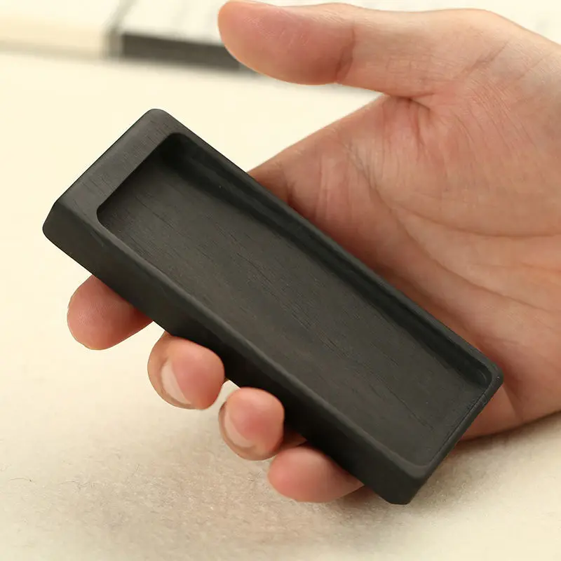 High appearance inkstone rough ribbed round writing warp inkstone ribbed inkstone small inkstone grinding block