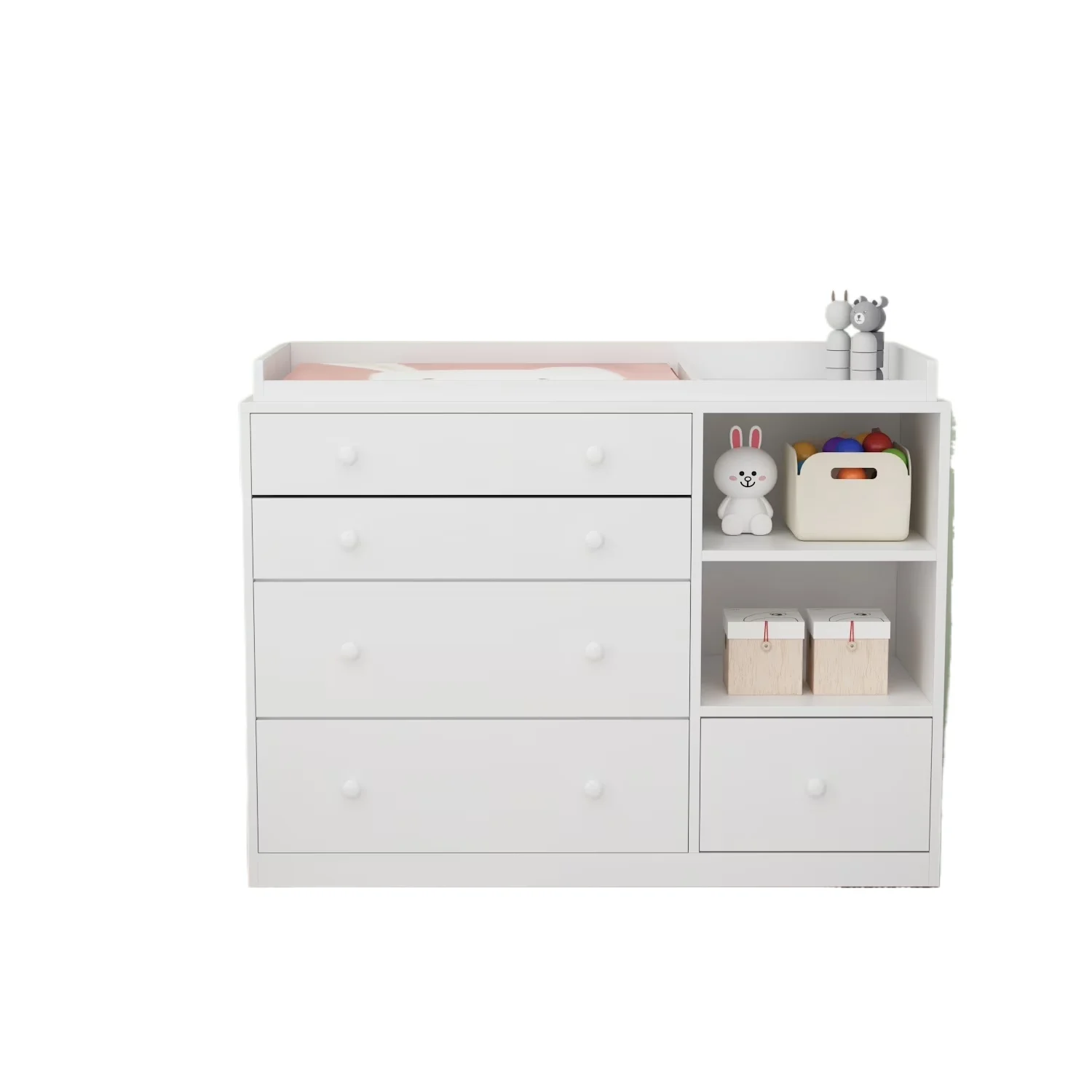 Five-drawer locker, bedroom, living room, children's room cabinet