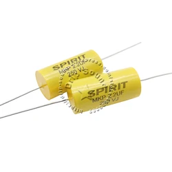 2pcs 2.2uF 250V or 400V Tweeter Speaker Frequency Divider Audio Crossover MKP Non-Polarity Capacitor