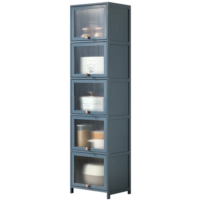 Chic Modern Acrylic Kitchen Cabinets Home Crevice Locker Minimalist Multi-layer Living Room Wine Storage Cabinet