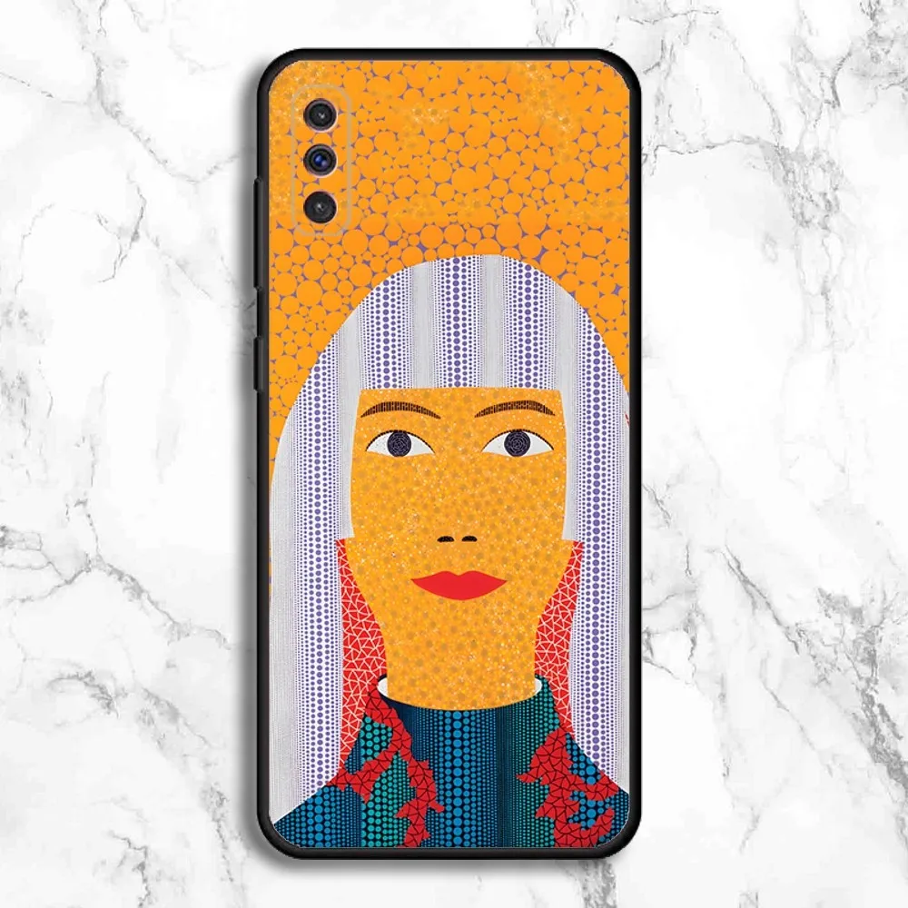 Painting Yayoi Art Kusama Classic Phone Case For Samsung Galaxy A13,A21s,A22,A31,A32,A52,A53,A71,A80,A91 Soft Black Phone Cover image 5