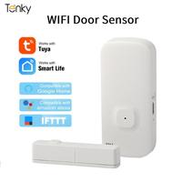 Door Magnetic Sensor Smart Home Tuya Smart Wifi Rechargeable App Remote Control With Alexa Home Ifttt Smart Life