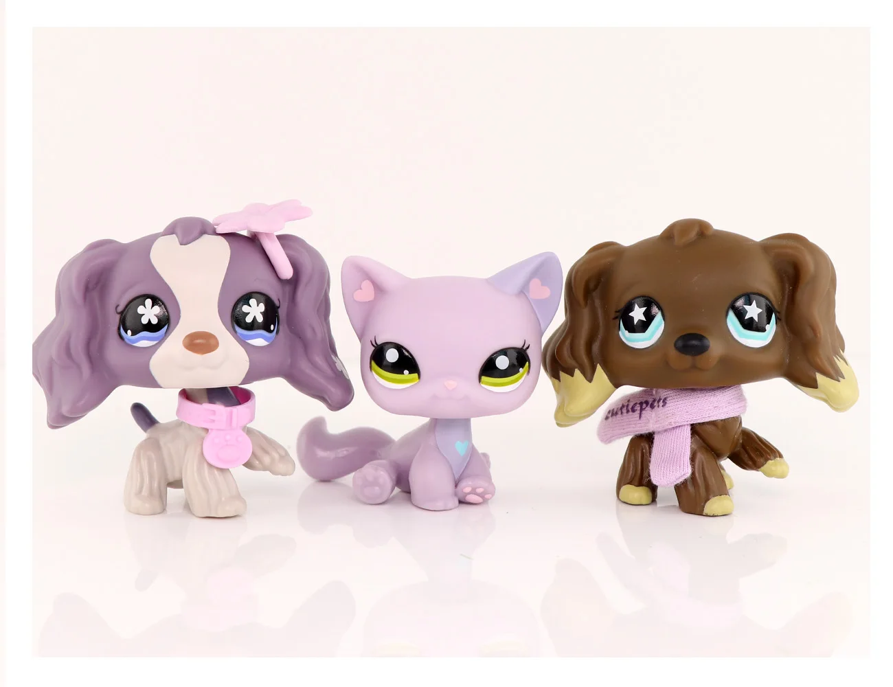 

Милый зоомагазин Шоколадный кокер-спаниель Собака # 960 # 1209 Короткие волосы сидящего кота # 1994, ожерелье с воротником для маленьких детей, подарочная игрушка