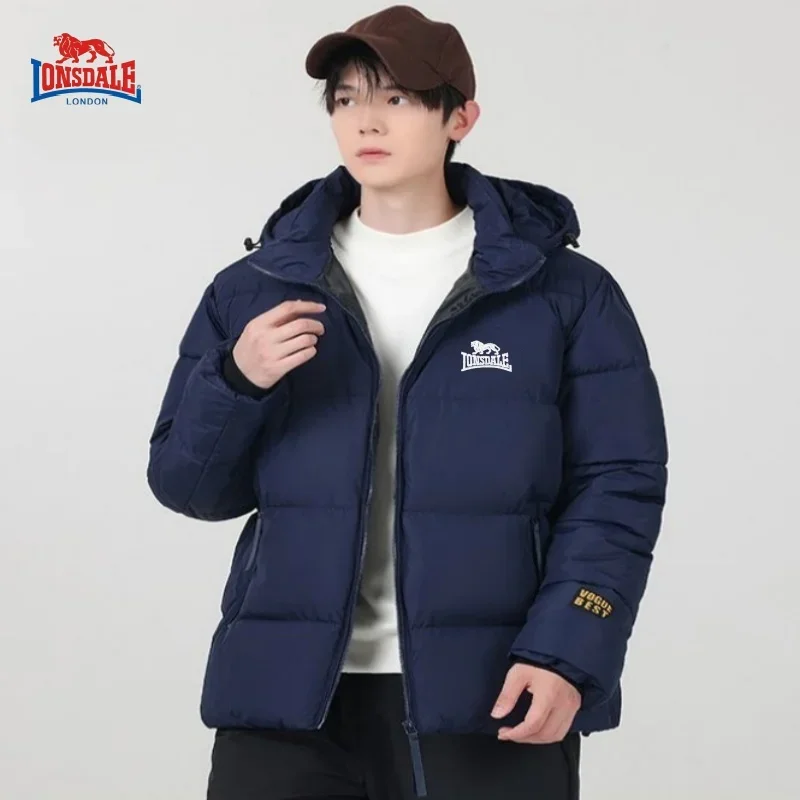 

New Men's Hooded Goose Down Jacket for Autumn and Winter Luxury Fashion Leisure Outdoor Waterproof and Warm Down Jacket