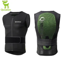 Qunature Ski Vest Adults Outdoor Sport Back Protection Vest Widened Thickened ESA Pad Breathable Men Women Skiing Snowboard Vest