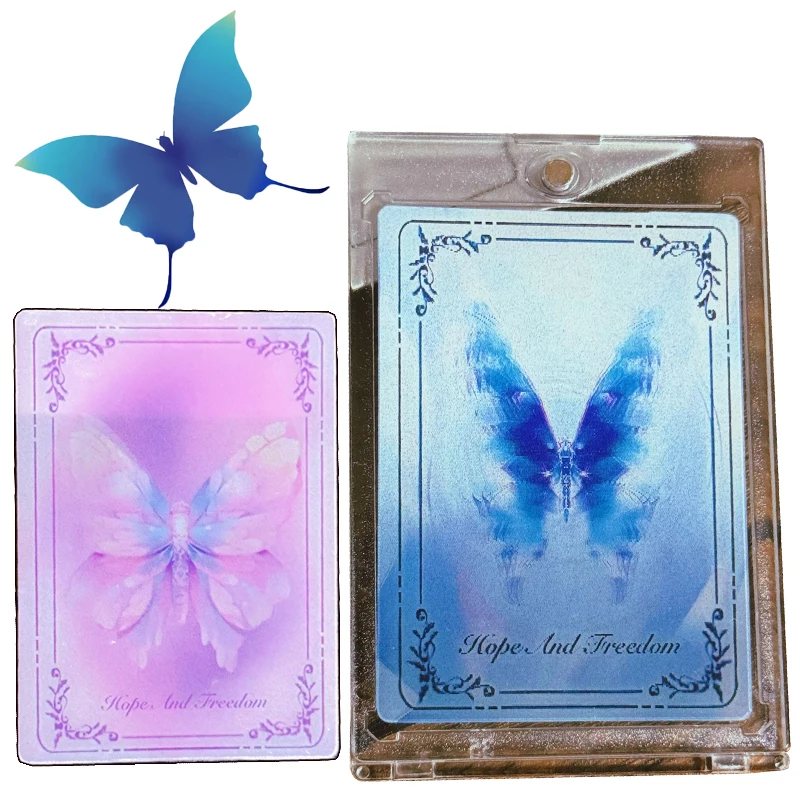 

Break the cocoon into a butterfly High-value raster cards collectible butterflies flying three-dimensional cards holiday gifts