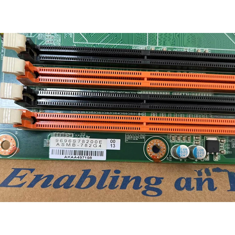 For Advantech Industrial Motherboard 4 Gigabit Ethernet Ports Exon E3 V2 ASMB-782G4-00A1E  ASMB-782G4