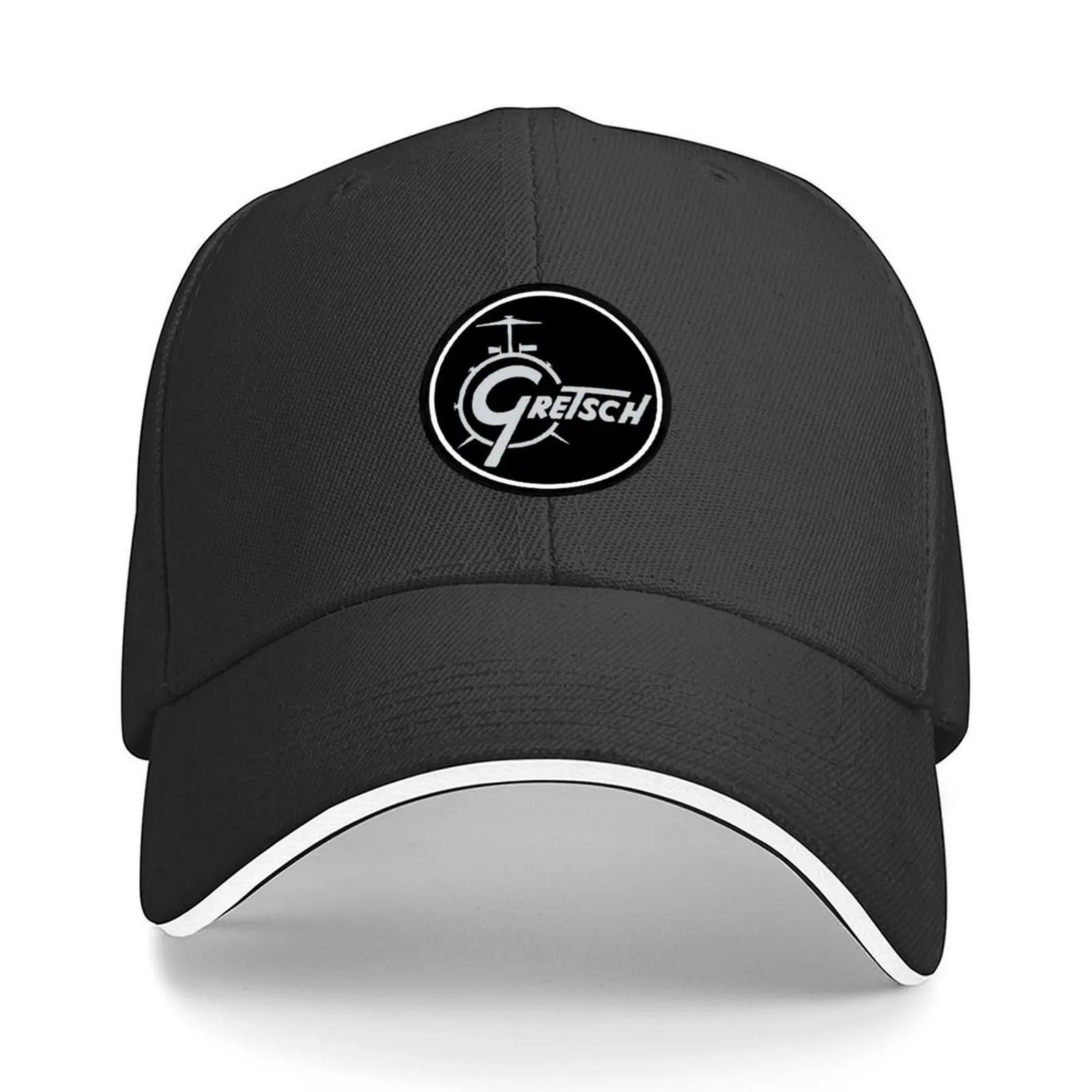 

Vintage Gretsch - drum kit circle logo Baseball Cap Beach Bag Sunscreen Anime Women's Hats 2025 Men's