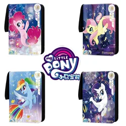 400/900pcs Card Album Book Anime My Little Pony Collection Card Zipper Game Cards Sunny Starscout Binder Holder Kids Gifts Toys